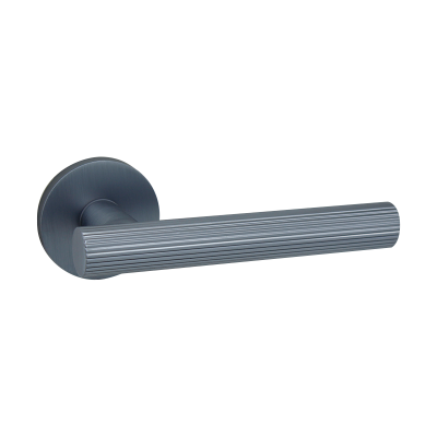 Ручки дверные алюминиевые V37L-2 SL (матовый хром)