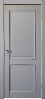 Дверь межкомнатная Деканто (Decanto) 1 серый бархат