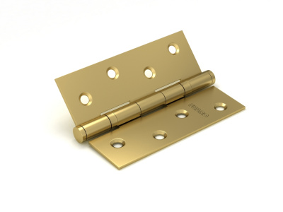 Петля Fuaro (Фуаро) универсальная IN4200U SB (2BB 100x75x2,5) мат. золото