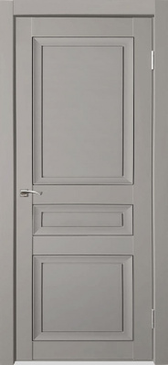 Дверь межкомнатная Деканто (Decanto) 3 серый бархат