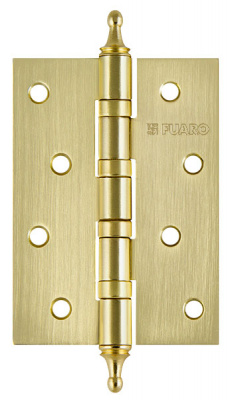 Петля Fuaro (Фуаро) универсальная IN4400UA-BL SB (4BB/A/BL 100x75x2,5) мат. золото БЛИСТЕР