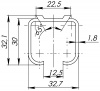 Верхняя  направляющая Comfort R 60/80/1,8/2000 track (2 м)