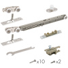 Комплект для раздвижных дверей Comfort - PRO SET 3 /soft close+roller/ 80 (CFA170B) ID товара: 38993